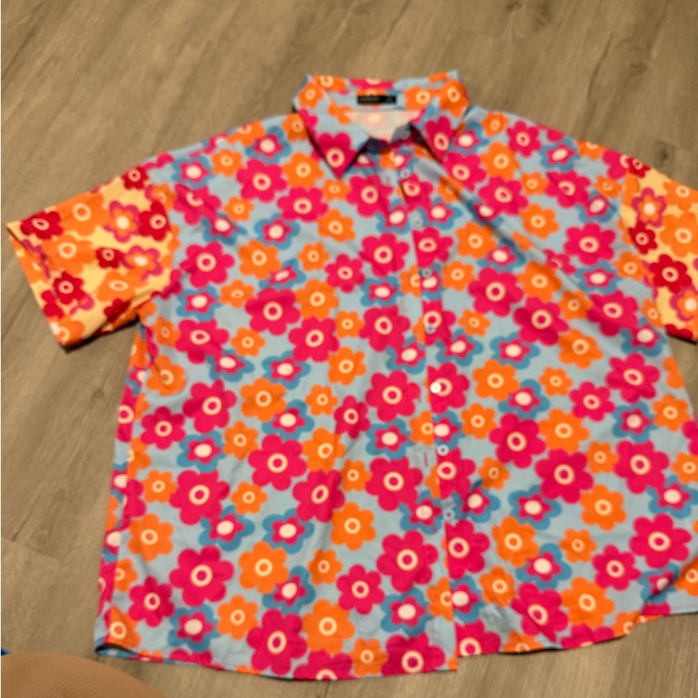 SHEIN Colorful Floral Shirt